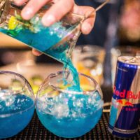Blue cocktail